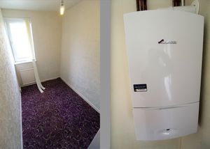 Bedroom and Boiler- click for photo gallery